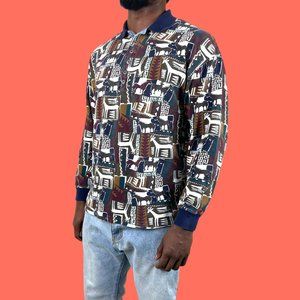🔥Vintage 90’s Horse Print Shirt By Structure 🐎